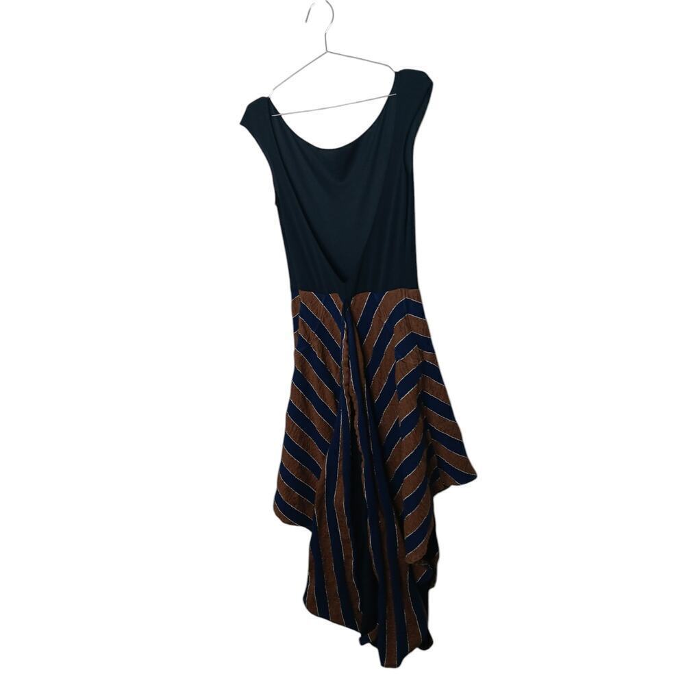 Esteban Cortazar Striped Open Back Dress SZ 42 - Picture 7 of 14